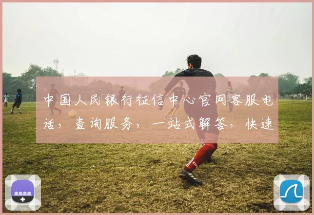 中国人民银行征信中心官网客服电话，查询服务，一站式解答，快速获取，三步到位